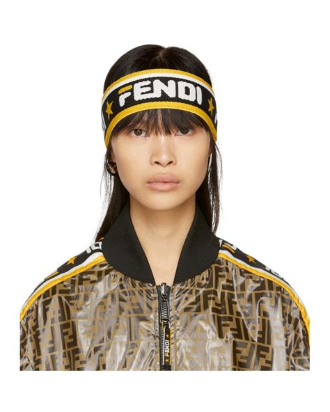 fendi black and white headband|fendi headband women.